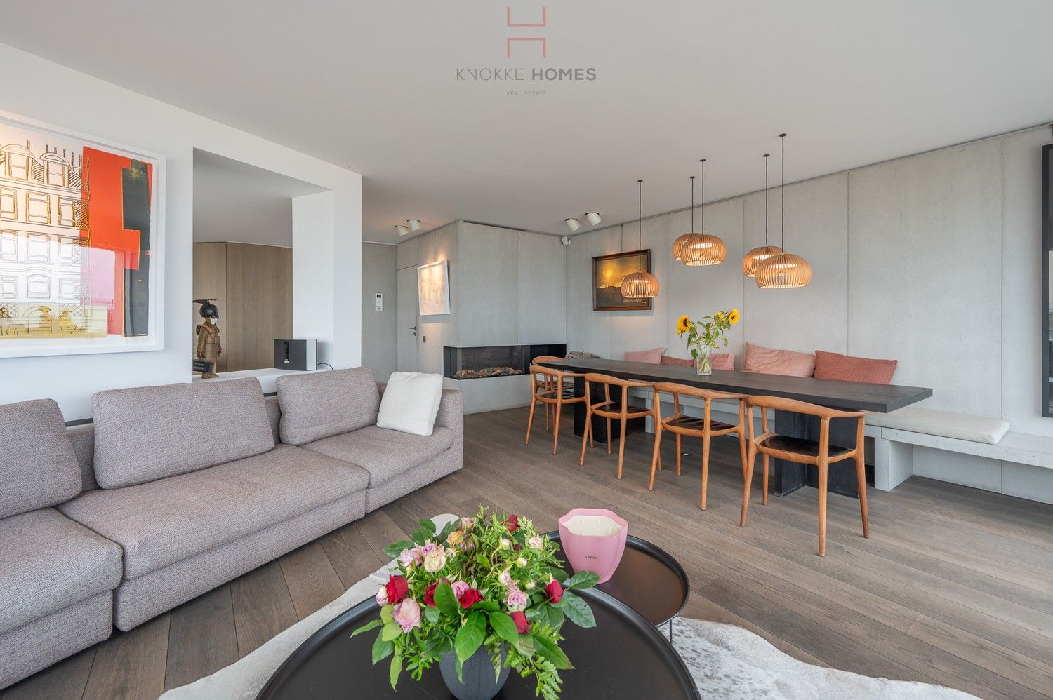 Exceptioneel hoekappartement op de Zeedijk genietend van uitzonderlijke zee- en strandzichten. foto 4