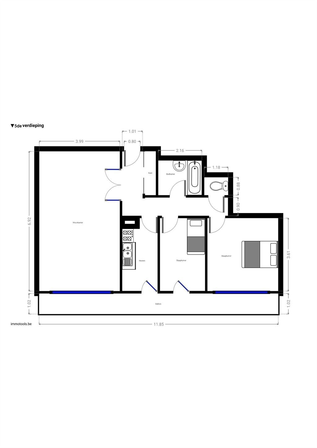 Instapklaar appartement nabij Zurenborg foto 14