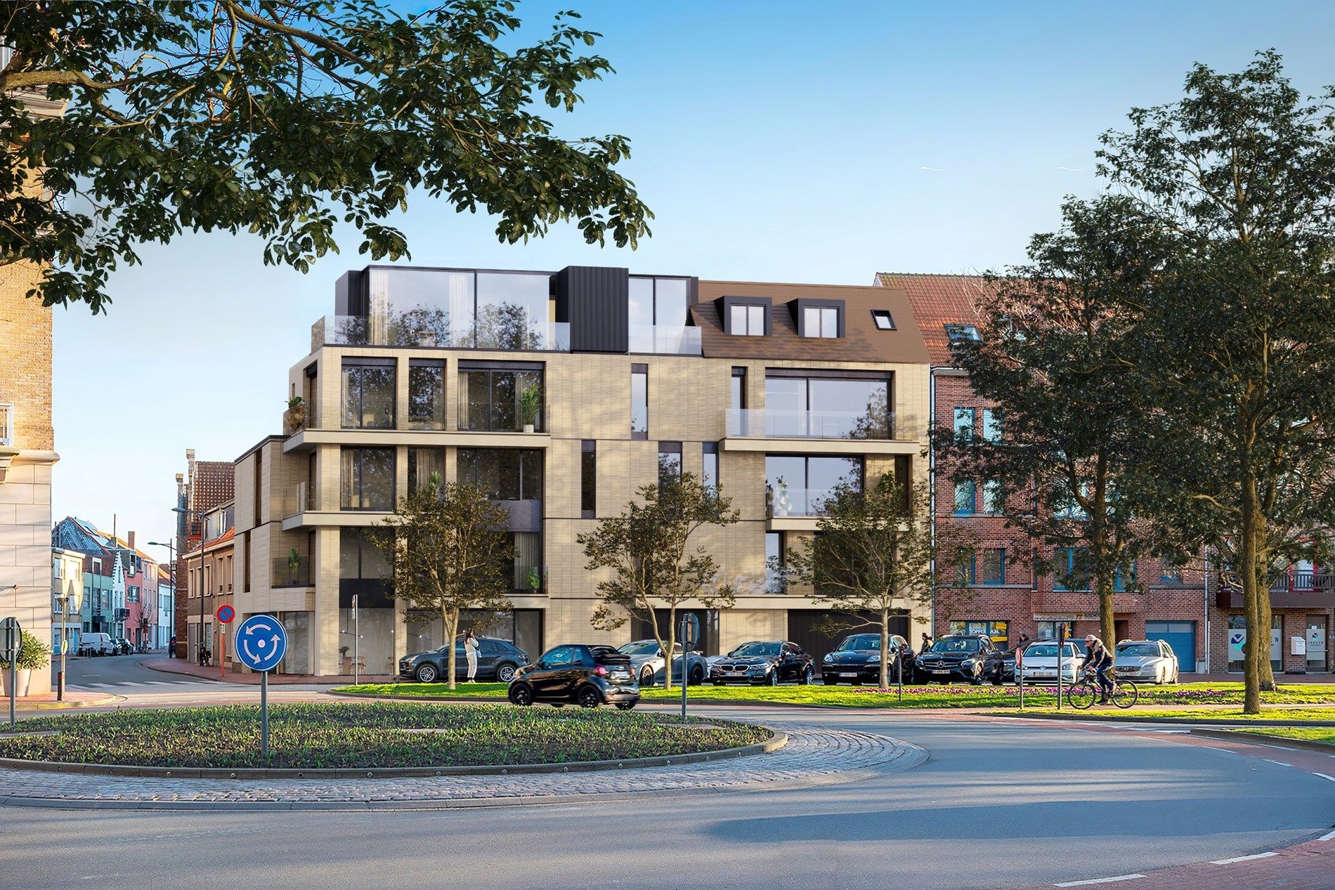 Centraal gelegen nieuwbouwappartement te Knokke  foto {{pictureIndex}}