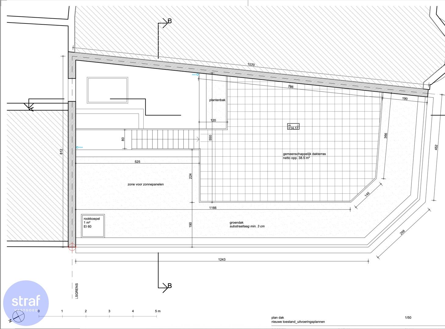 Gerenoveerd appartement met dakterras op de Sint-Andriesplaats. foto 16