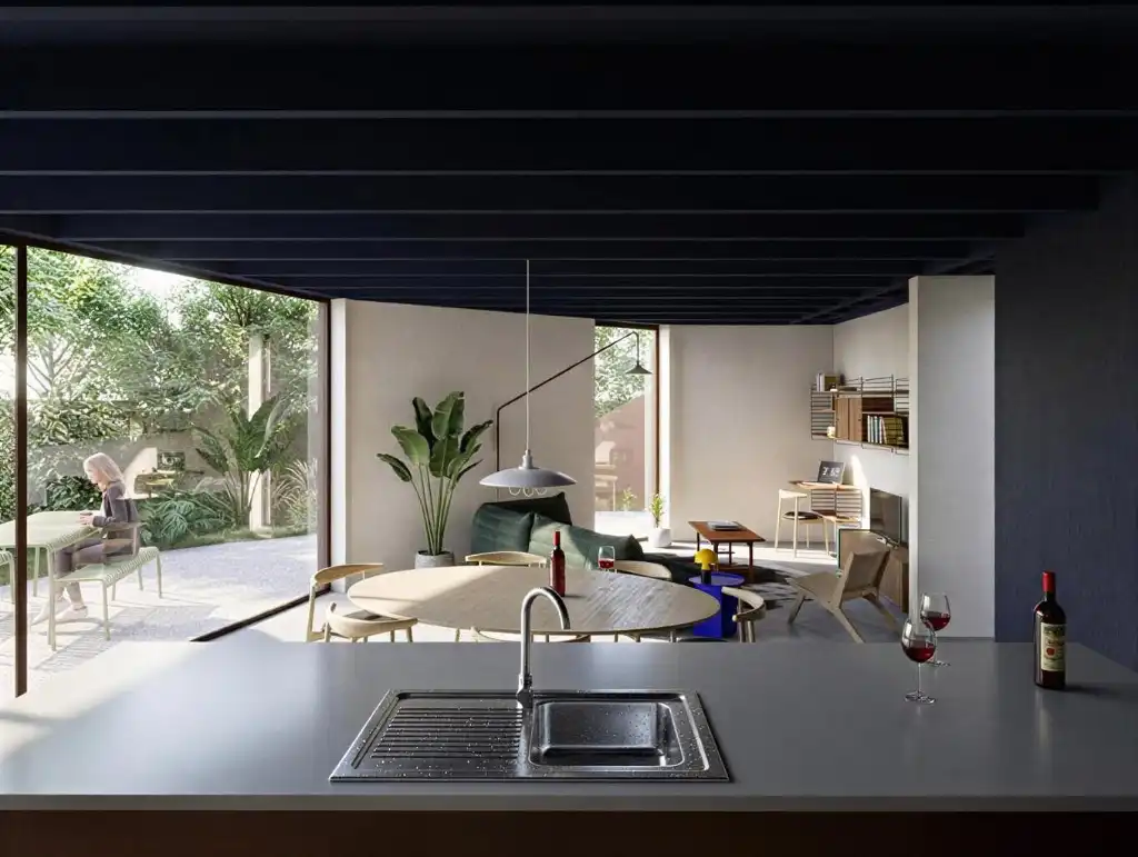 Bachte-Maria-Leerne - Bouwgrond met bouwvergunning op een perceel van 824 m2. foto 4