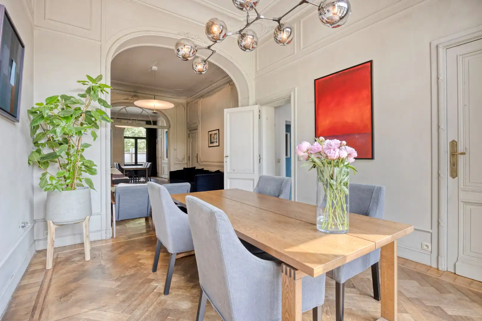 Prachtig herenhuis op de Tiensevest met mogelijkheid tot praktijkruimte - bewoonbare opp. 555 m²  foto 12