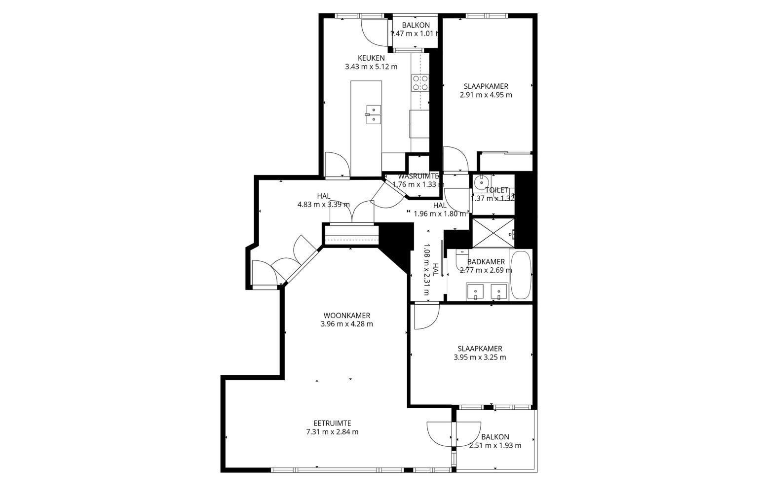Karaktervol penthouse op een toplocatie te Gent foto 22