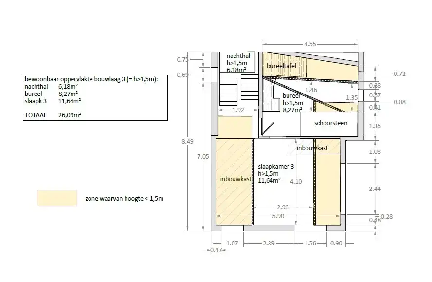 LUXE TRIPLEX APPARTEMENT MET TERRAS foto 18