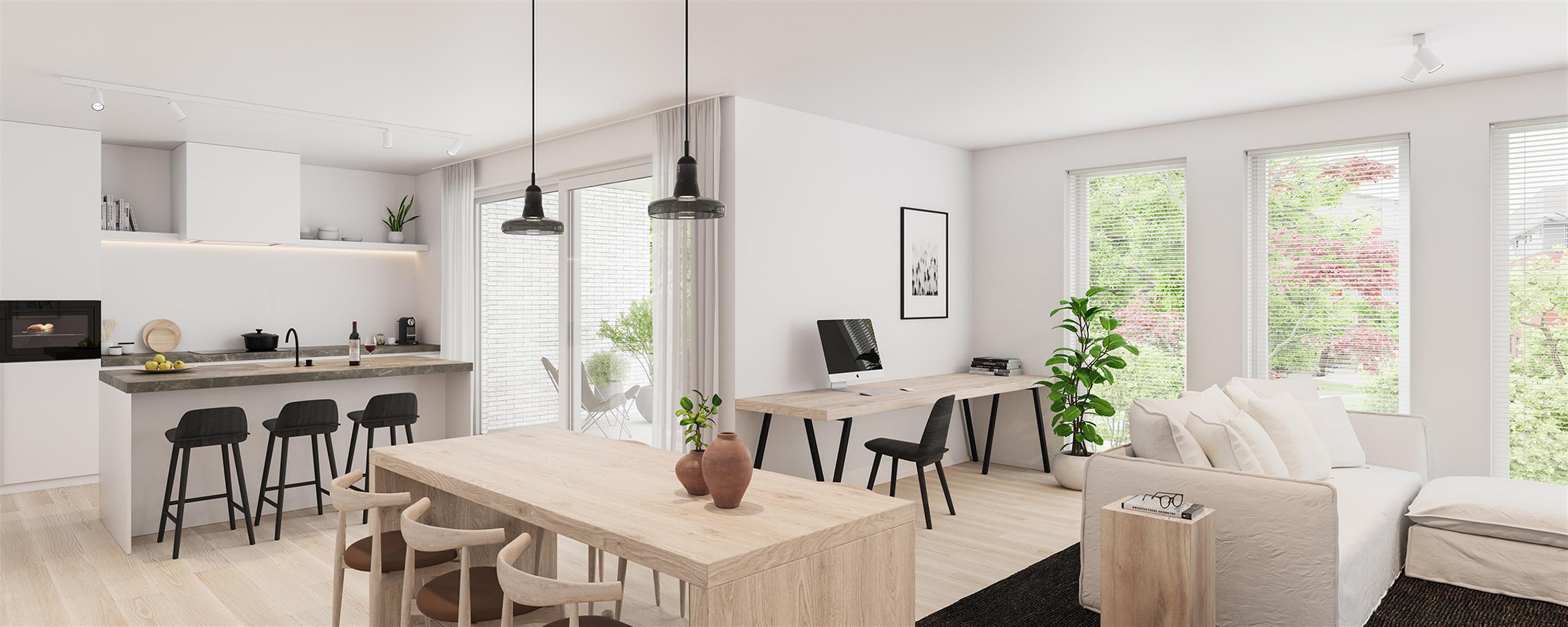 WERFBEZOEK MOGELIJK OP AFSPRAAK! - Exclusief wonen in Genk, villa-appartementen met een parktuin foto 1