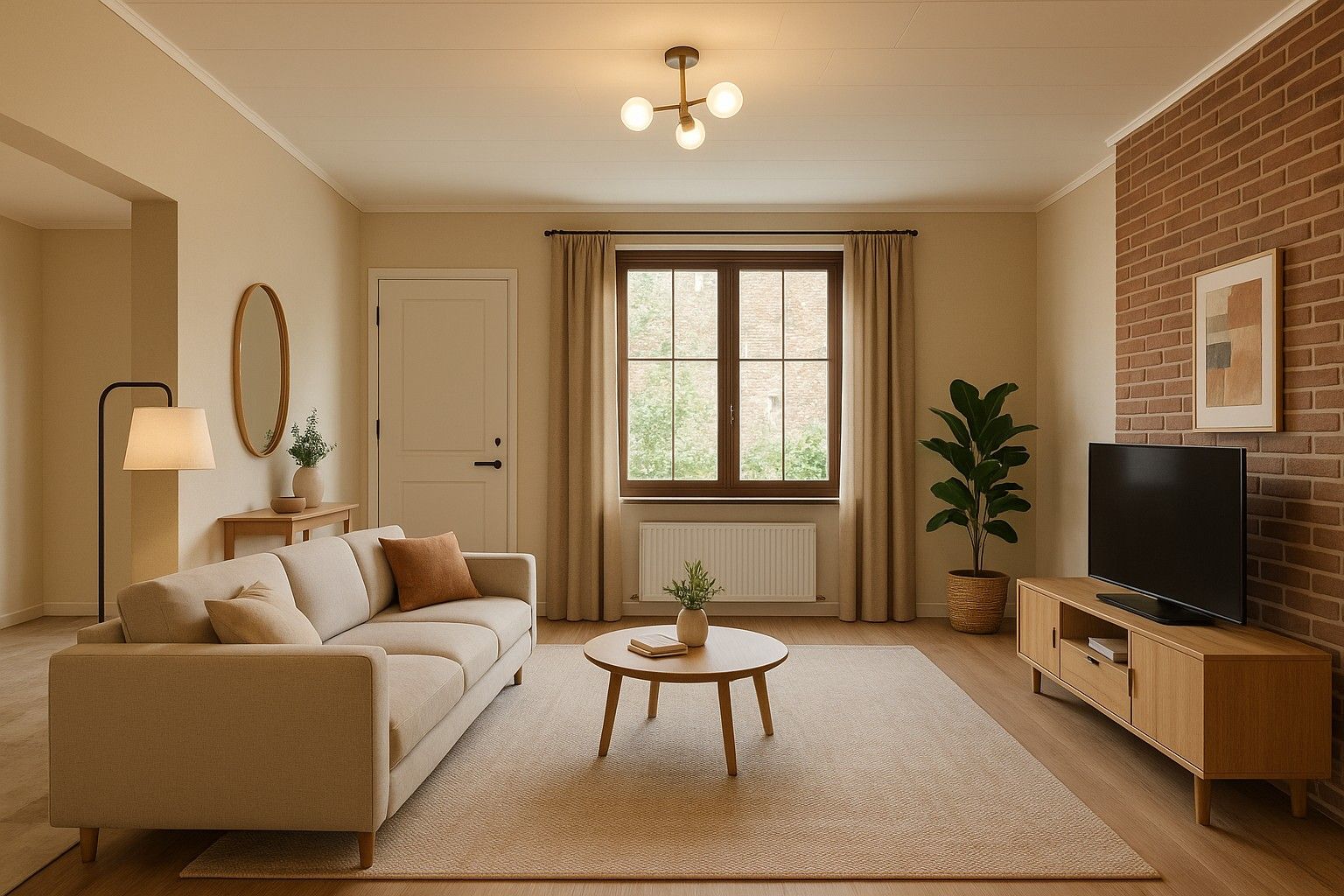 Hoofdfoto van de publicatie: Halfopen bebouwing met twee slaapkamers te koop in Lembeke