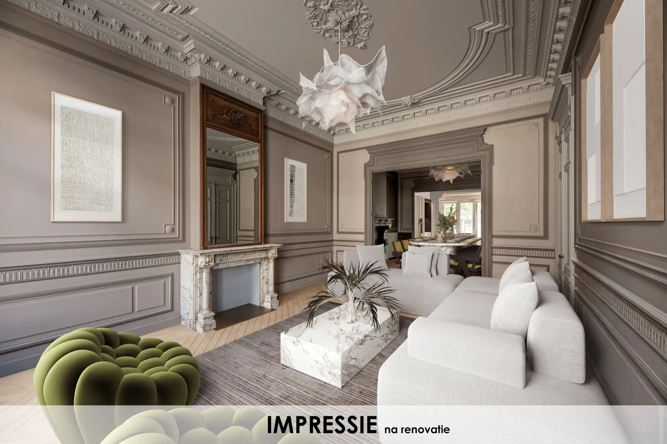 Villa appartement 267m² + tuin in uniek en historisch kader  foto 4