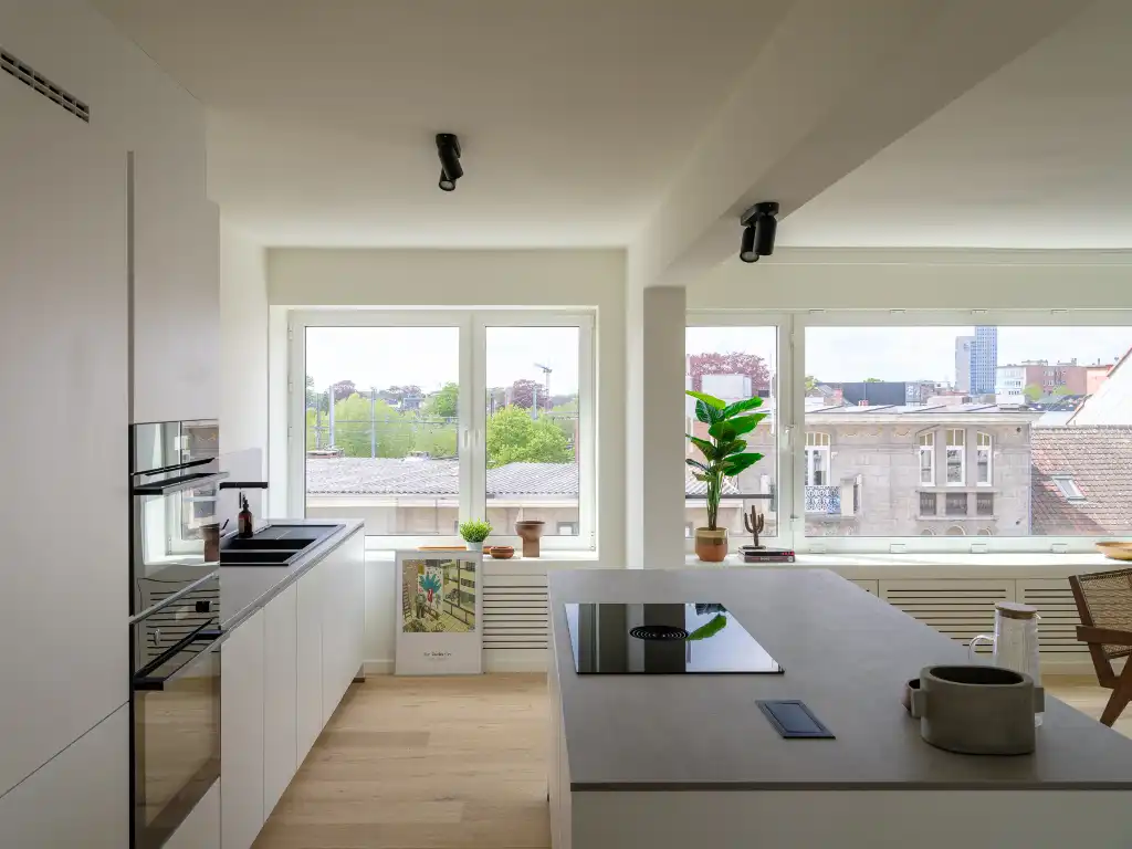 Ruim en lichtrijk 3 slpk appartement met terras nabij het station Gent-Sint-Pieters foto 3