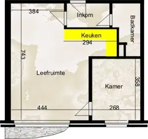 Gezellig, centraal gelegen dakappartement met 1 slaapkamer en parkeerplaats foto 13