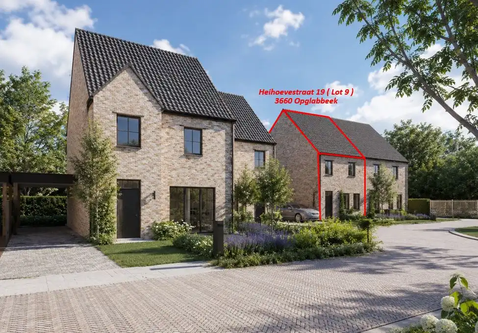 Nieuwbouwproject Heihoeve – Heihoevestraat 19 ( Lot 9 ) - Opglabbeek foto 2