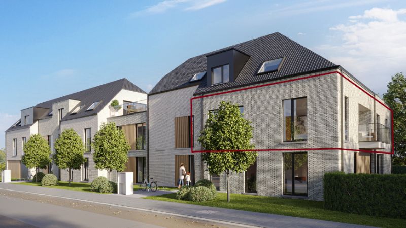 Nieuwbouw hoek-appartement 107m² met terras 9m² op westen foto {{pictureIndex}}