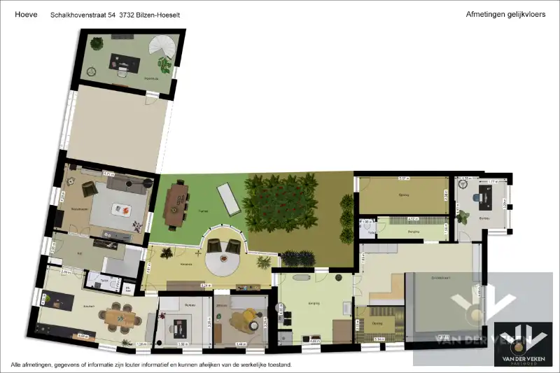 Volledig gerenoveerde, instapklare hoeve met authentieke elementen en sfeer in het hart van Haspengouw - een charmante woning én een ideale locatie om uw evenementenlocatie, B&B, kantoor, ... te vestigen! foto 39