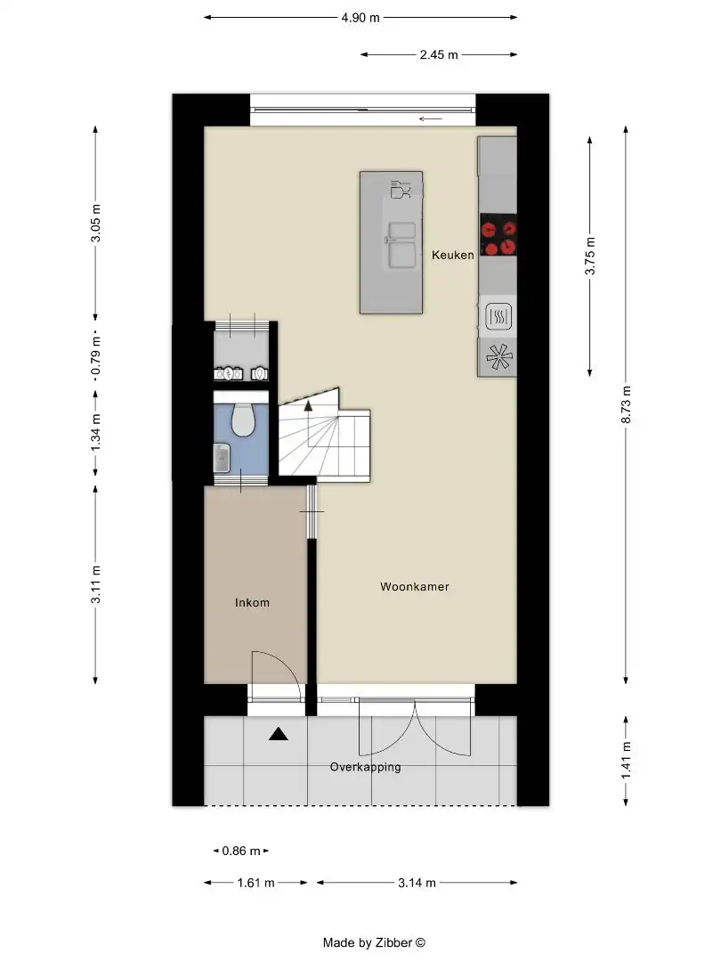 Instapklare woning met zeer goede afwerking, 3 slaapkamers, 3 badkamers, tuin, terras en autostaanplaats in het centrum van Tienen – EPC 27 kWh/m² - bewoonbare  foto 41