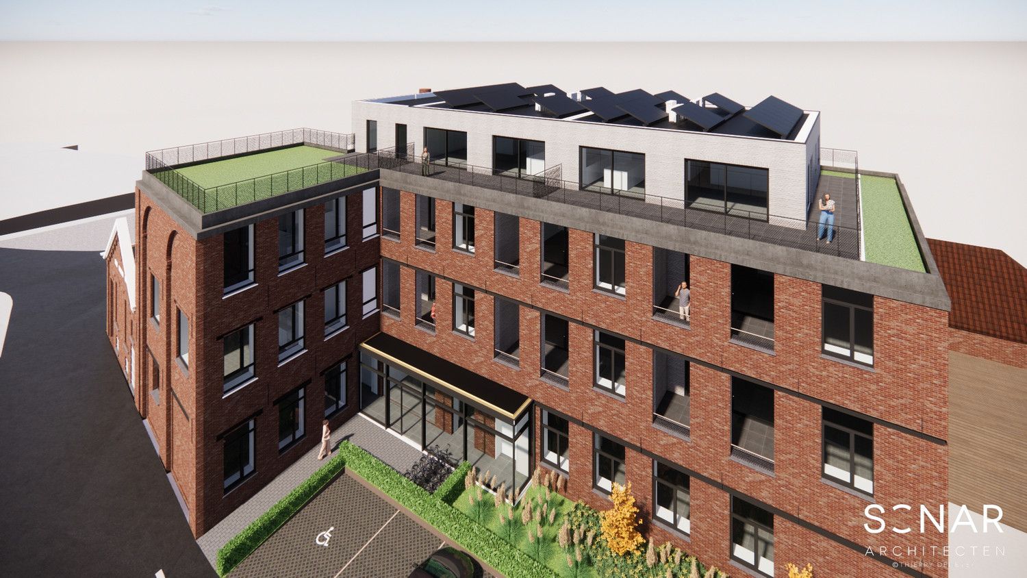 Nieuwbouwappartement te Ruiselede. foto {{pictureIndex}}