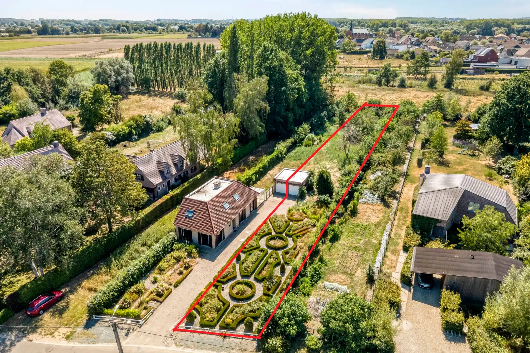 Rustig en residentieel gelegen bouwgrond voor 3-gevel woning foto 2