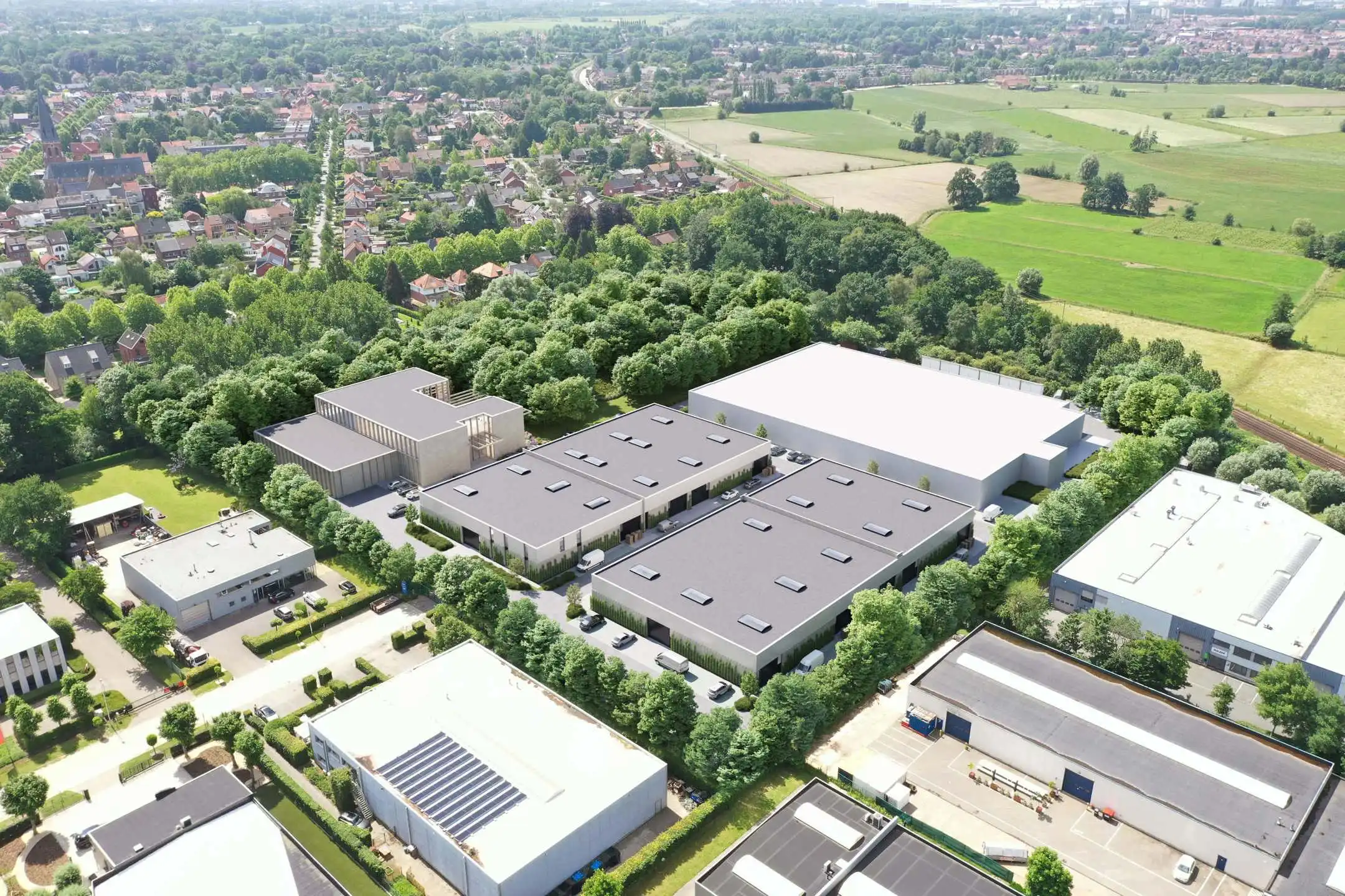 KMO-unit te huur in industriezone "de vloeiende" te Kapellen.  foto 2