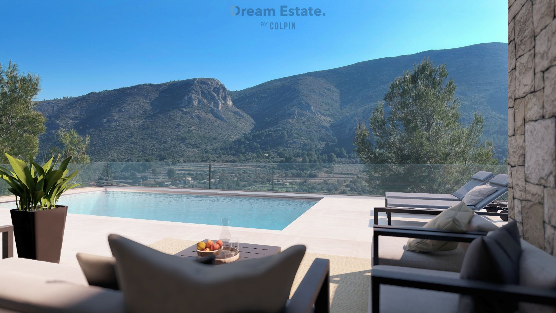 Prachtig uitzicht op de bergen foto 3