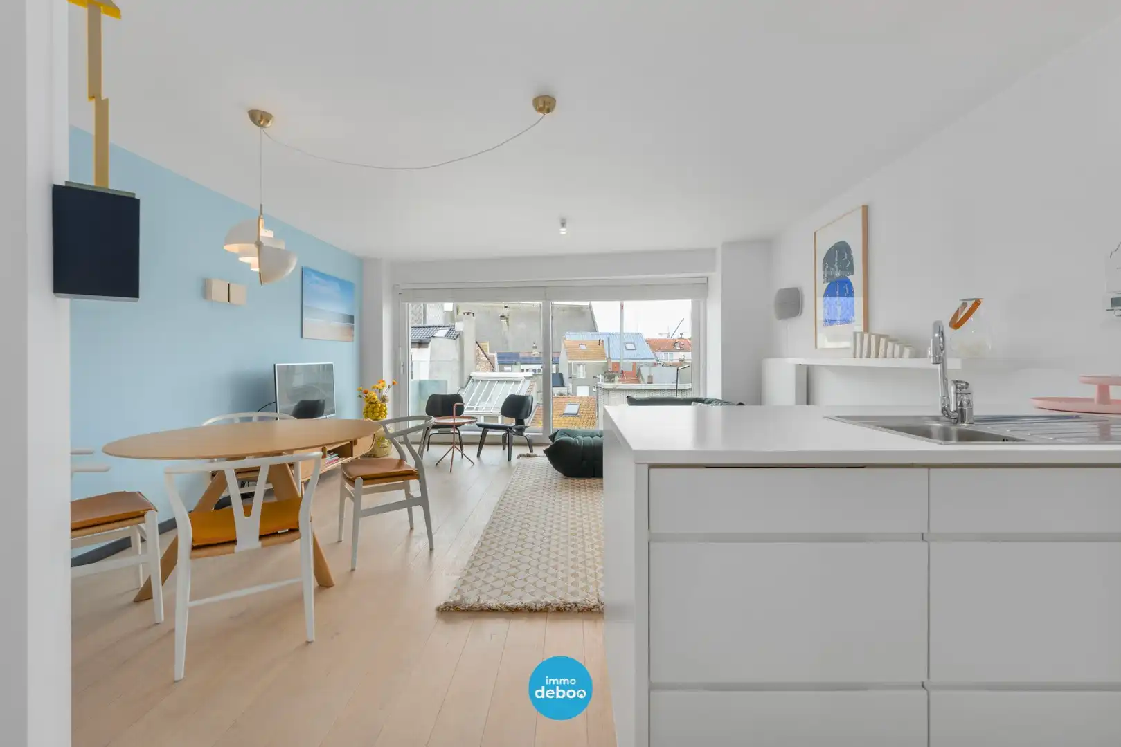 Prachtig lichtrijk appartement te centrum Oostende foto 9