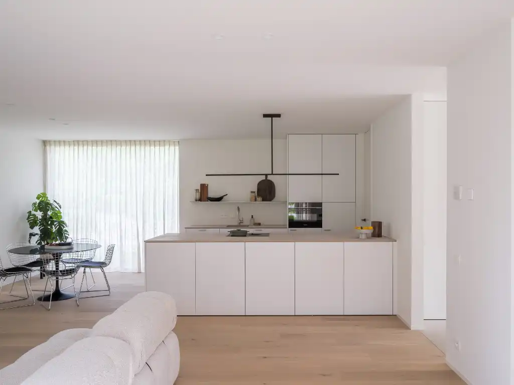 Architecturale halfopen bebouwing met o.m 4 slaapkamers en 2 badkamers in het gegeerde Drongen foto 3