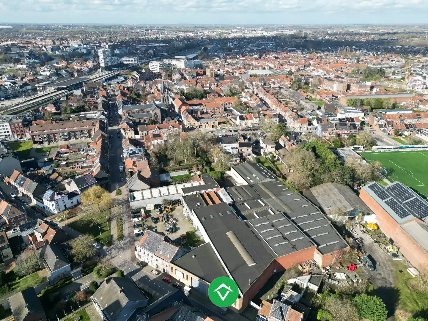 Projectzone van 7635 m² op een uiterst gunstige ligging te Roeselare foto 4
