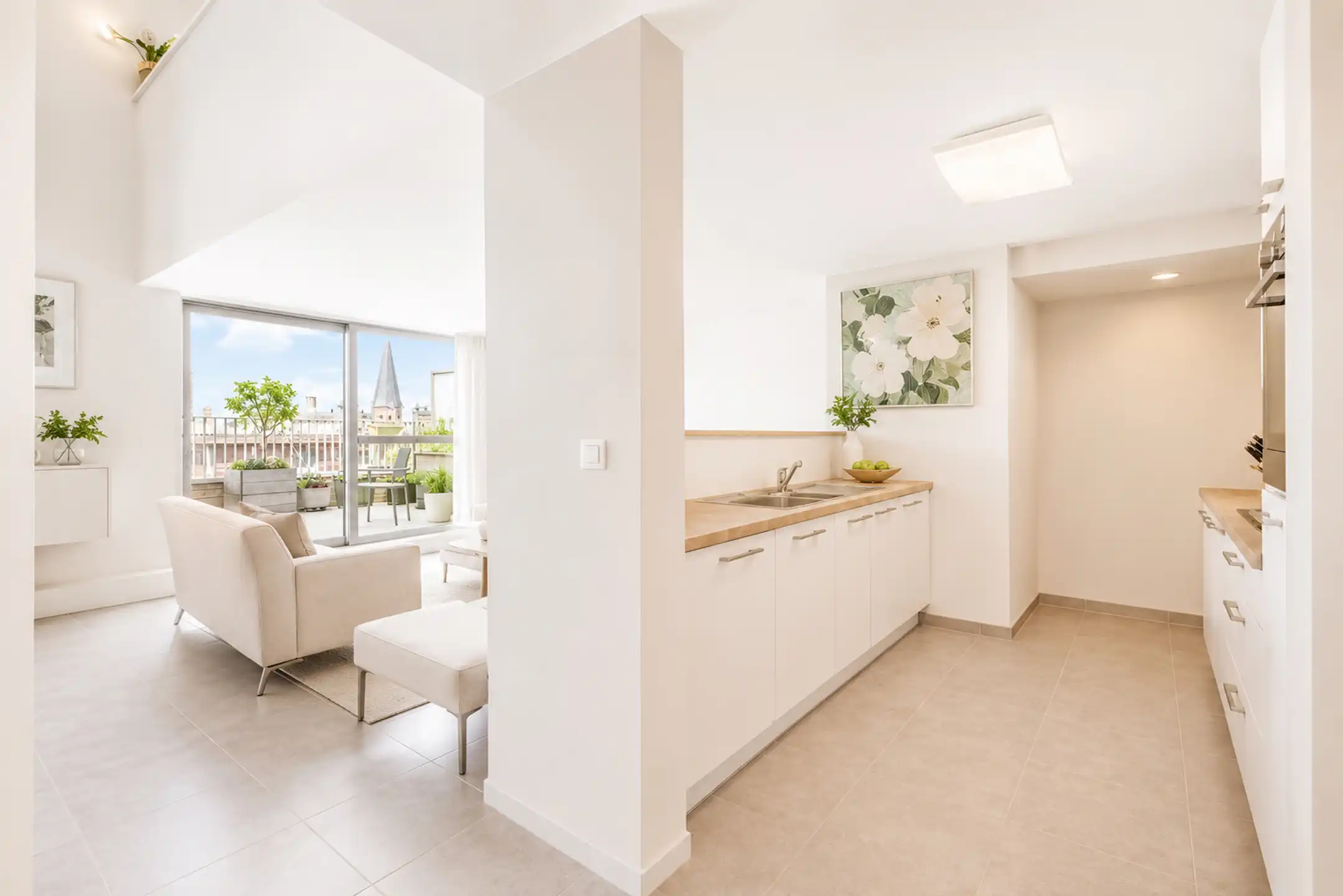 ANTWERPEN CENTRUM - Penthouse met twee terrassen en prachtig zicht! foto 3