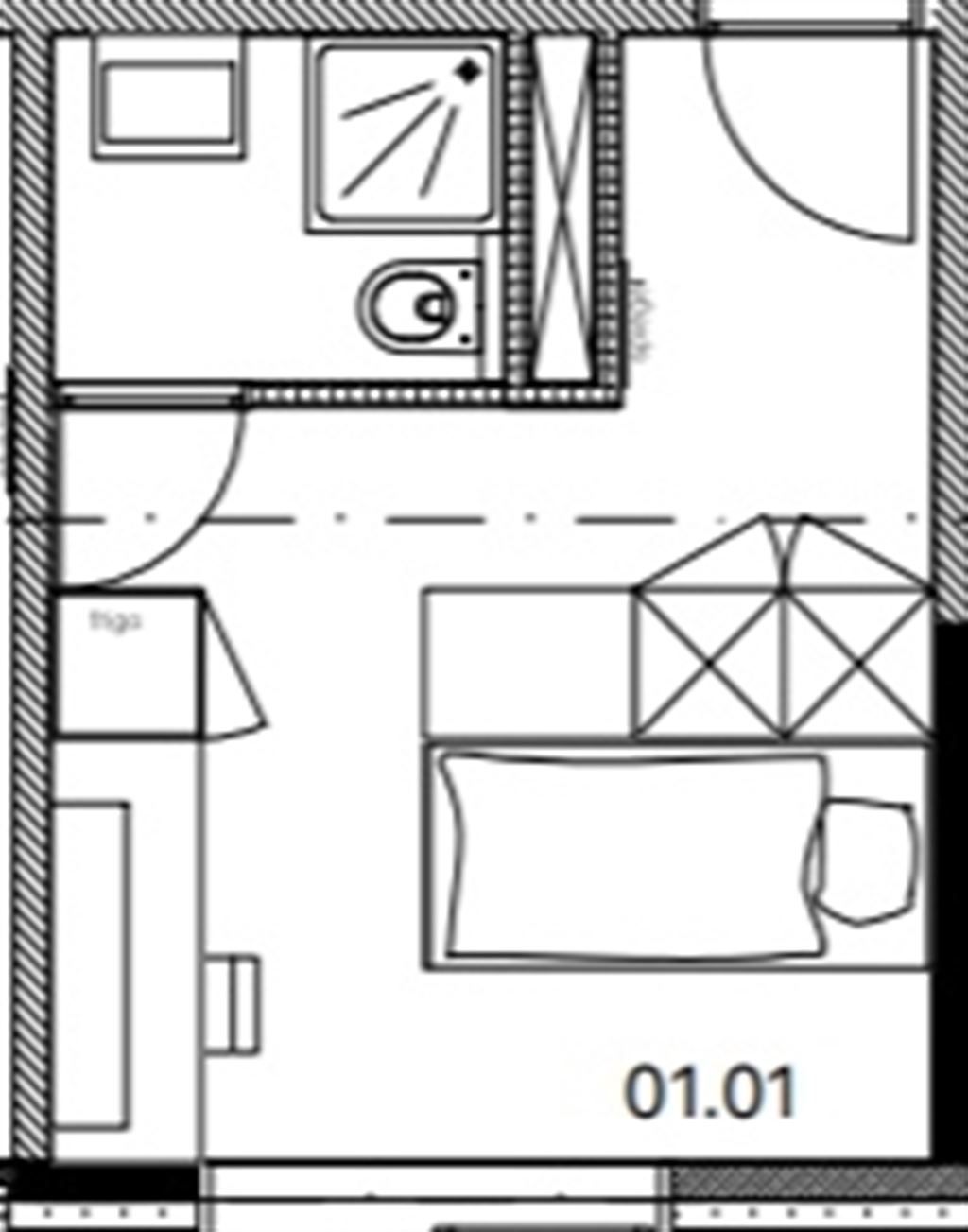 Studentenkamer foto 10