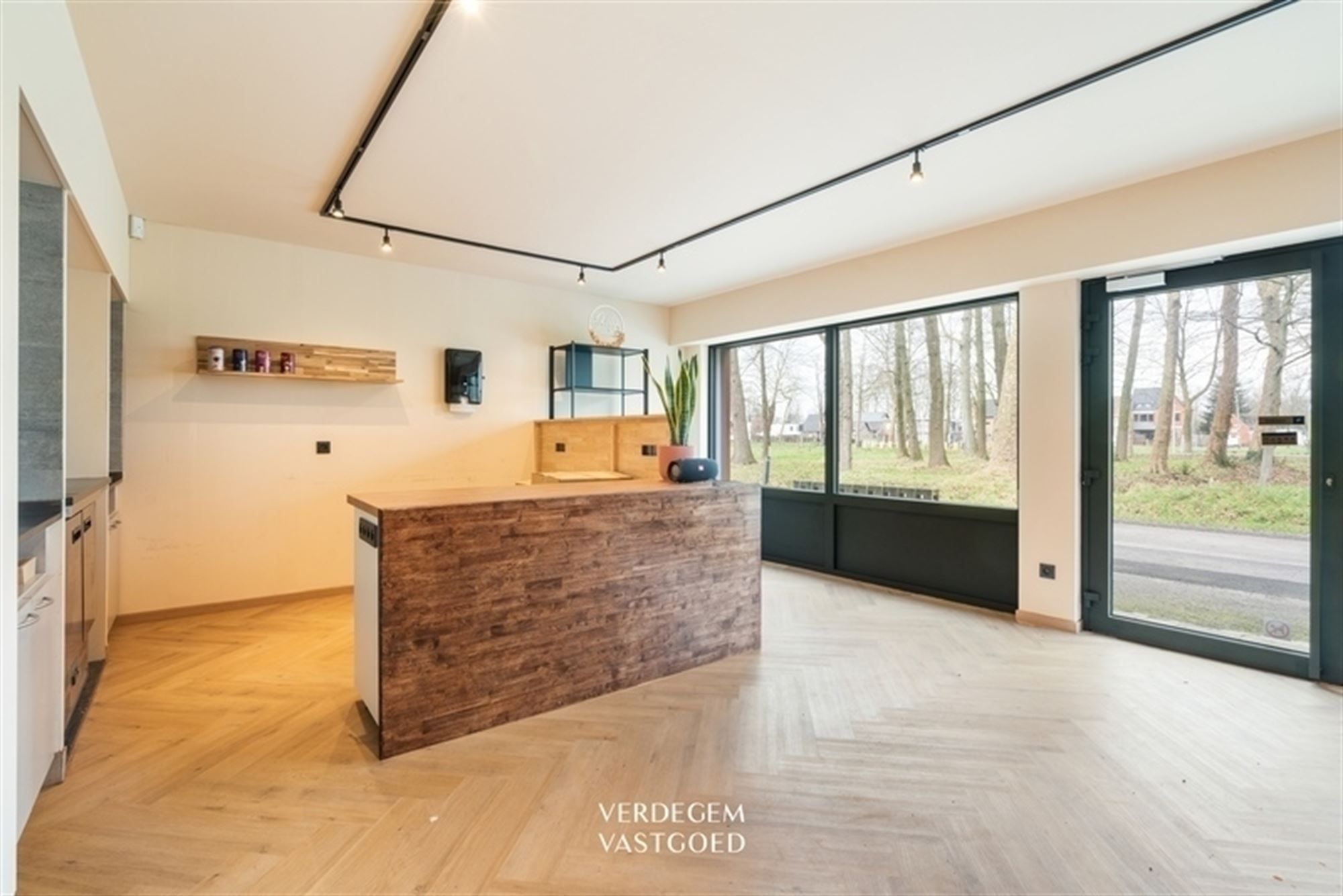 Wonen en werken op een unieke locatie: handelsgelijkvloers met appartement en tuin foto 2