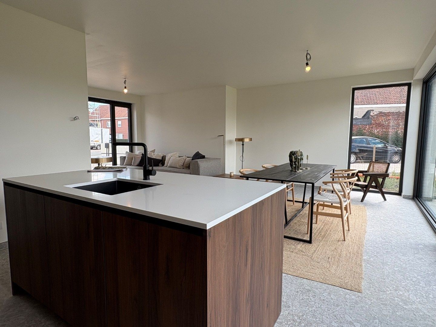 Nieuwbouwwoning E-peil 5 met grote tuin, gelegen in het woonproject Lijstergalm in Kuurne. foto 7