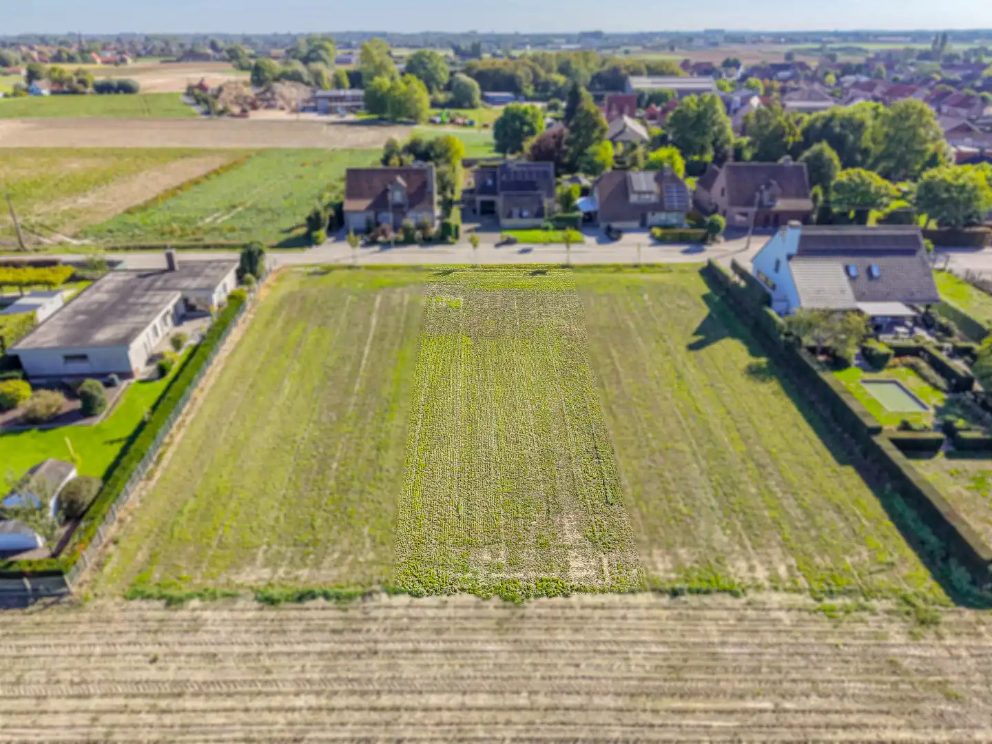 Bouwgrond voor een vrijstaande woning met landelijk uitzicht in Ledegem foto 3