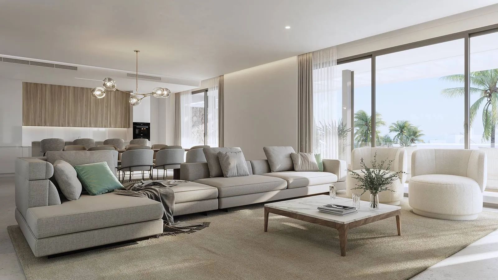 Beleef luxe en comfort in Marbella's meest gewilde complex: prachtige vakantiewoningen met uitzicht op zee en golfbaan foto 3