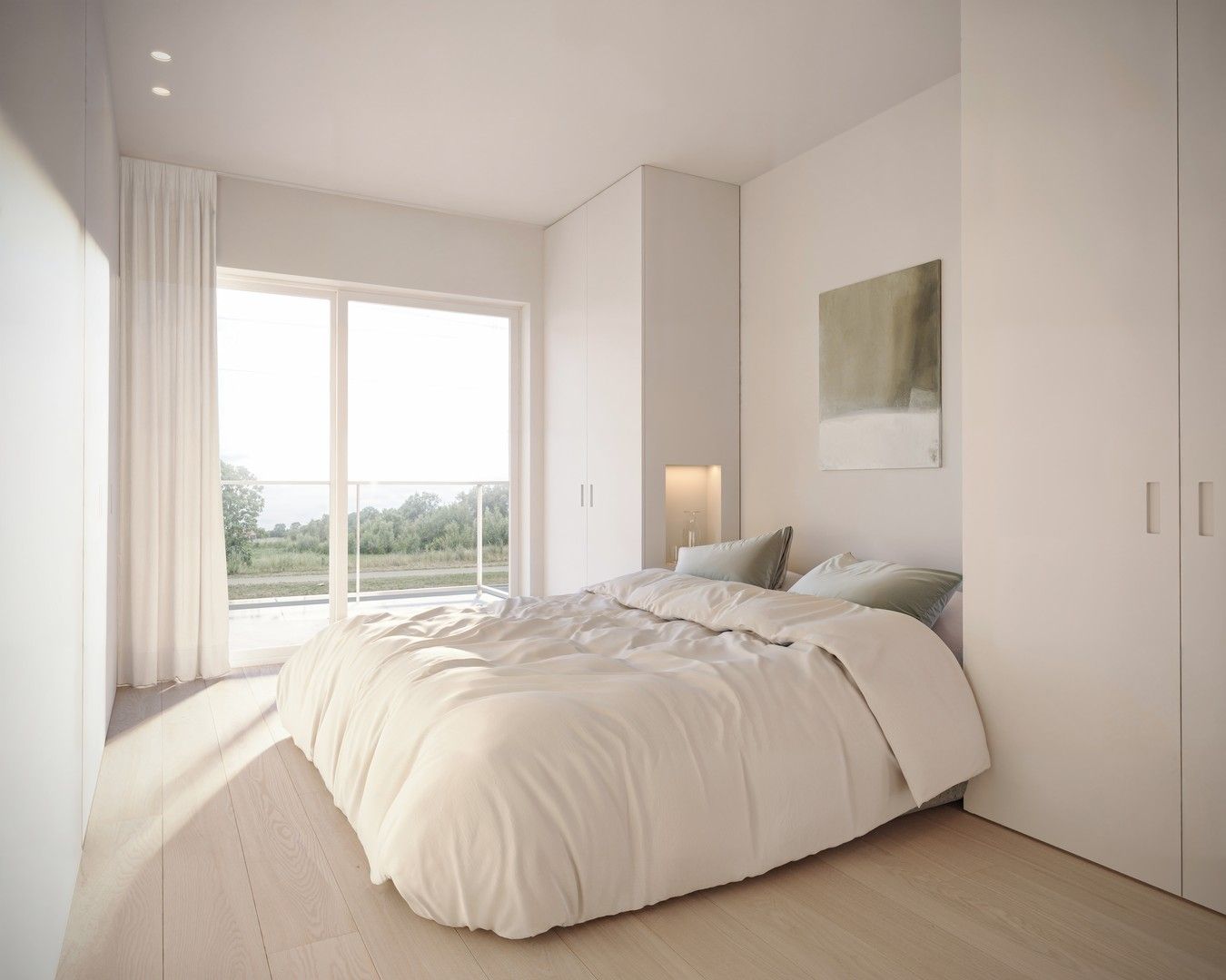 Magnifiek gerenoveerd hoekappartement op de wandeldijk in het Zoute, met frontaal zeezicht. foto 5