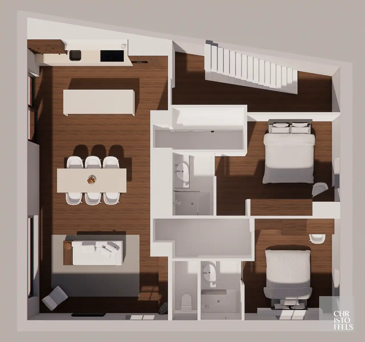 TE HUUR - Exclusieve en energiezuinige nieuwbouw met 3 slaapkamers én 3 badkamers te Bilzen-Hoeselt! foto 17