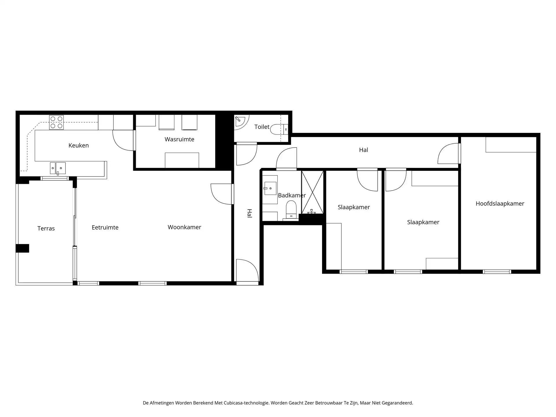 RUIM, MODERN APPARTEMENT 120 M² MET 3 SLAAPKAMERS foto 4