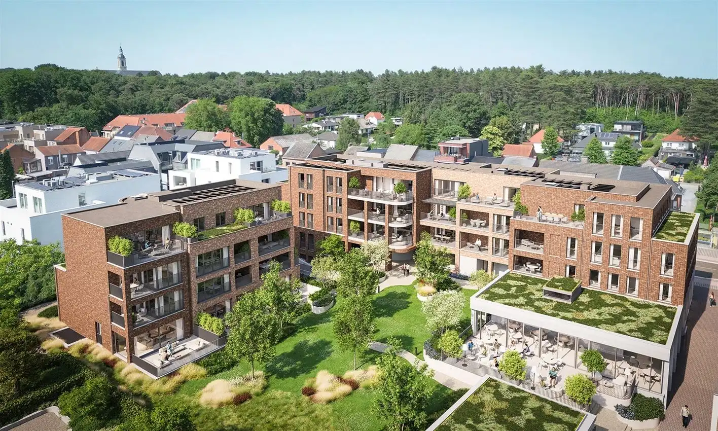 Riant 2 slk appartement 110m² met overdekt terras foto 6
