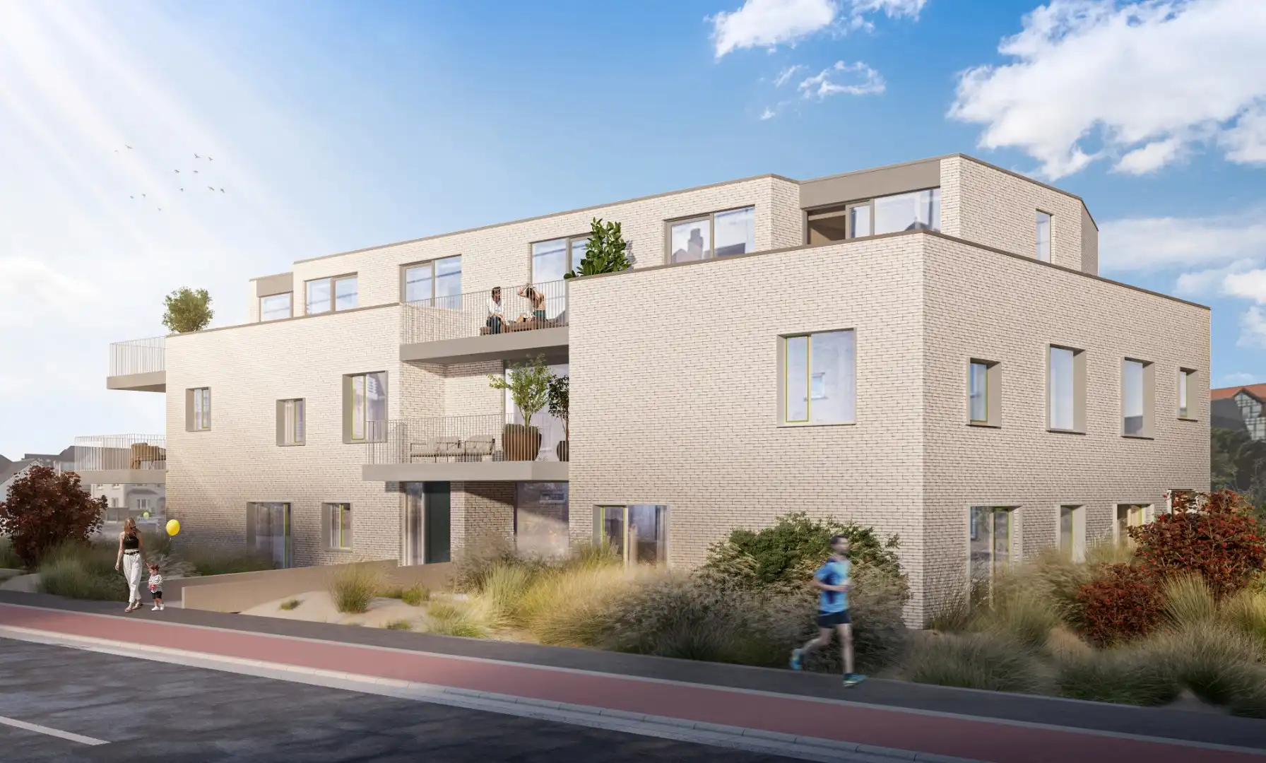 GELIJKVLOERS NIEUWBOUWAPPARTEMENT OP 200 METER VAN DE ZEEDIJK foto {{pictureIndex}}