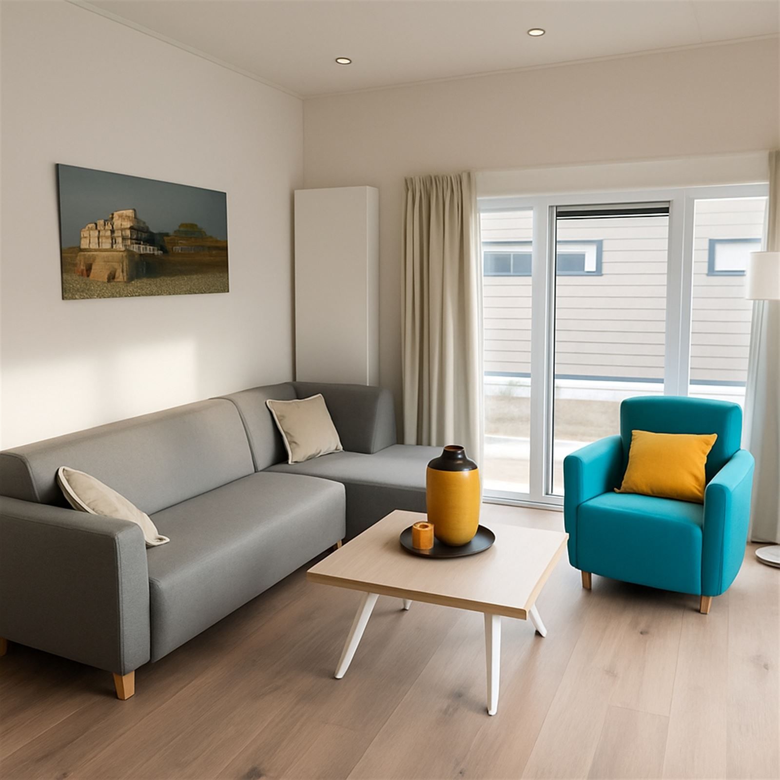 Moderne vakantie lodge mét terras foto 4