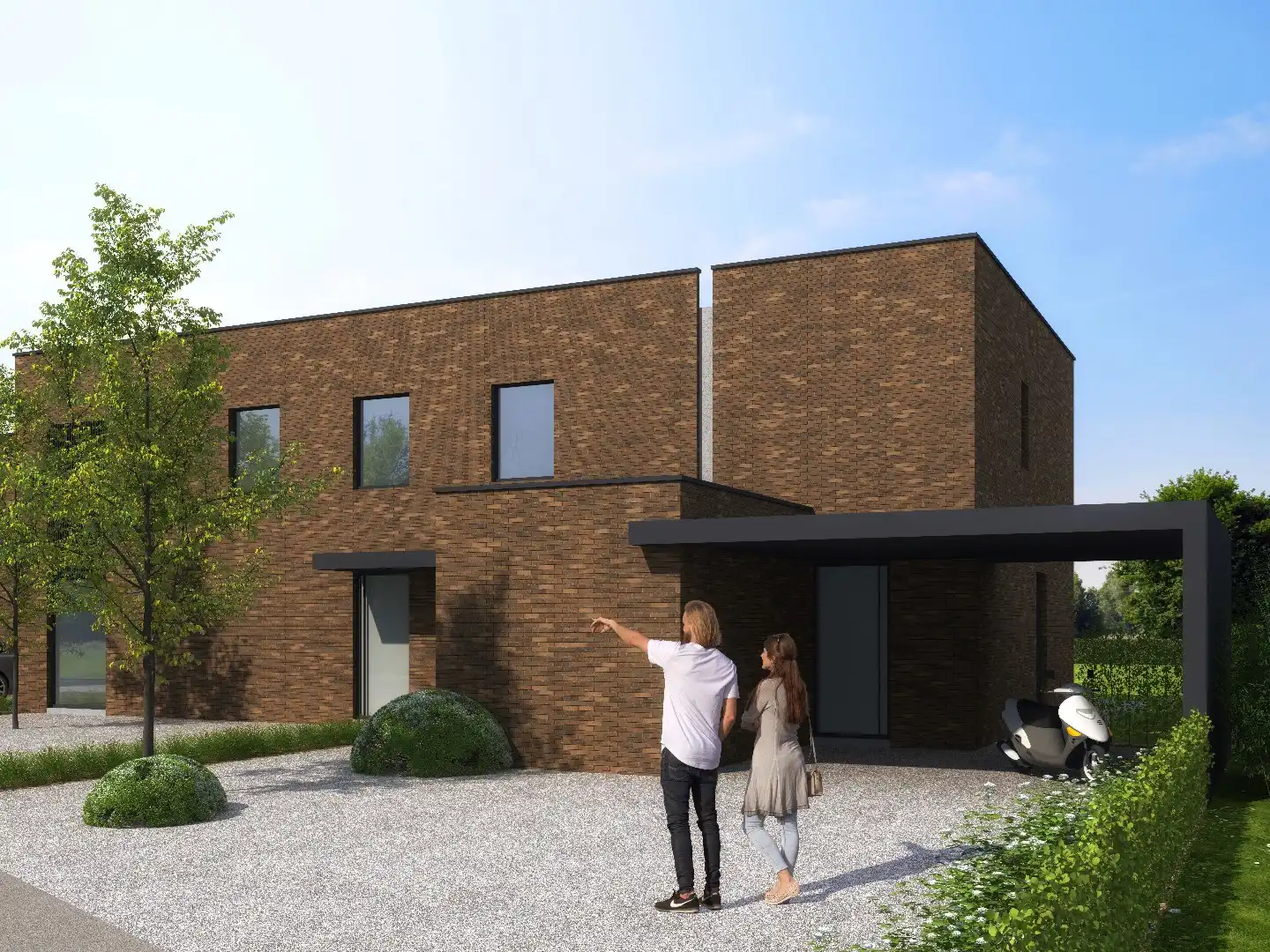 LEDE - Klein woonproject met 4 BEN-woningen  foto {{pictureIndex}}