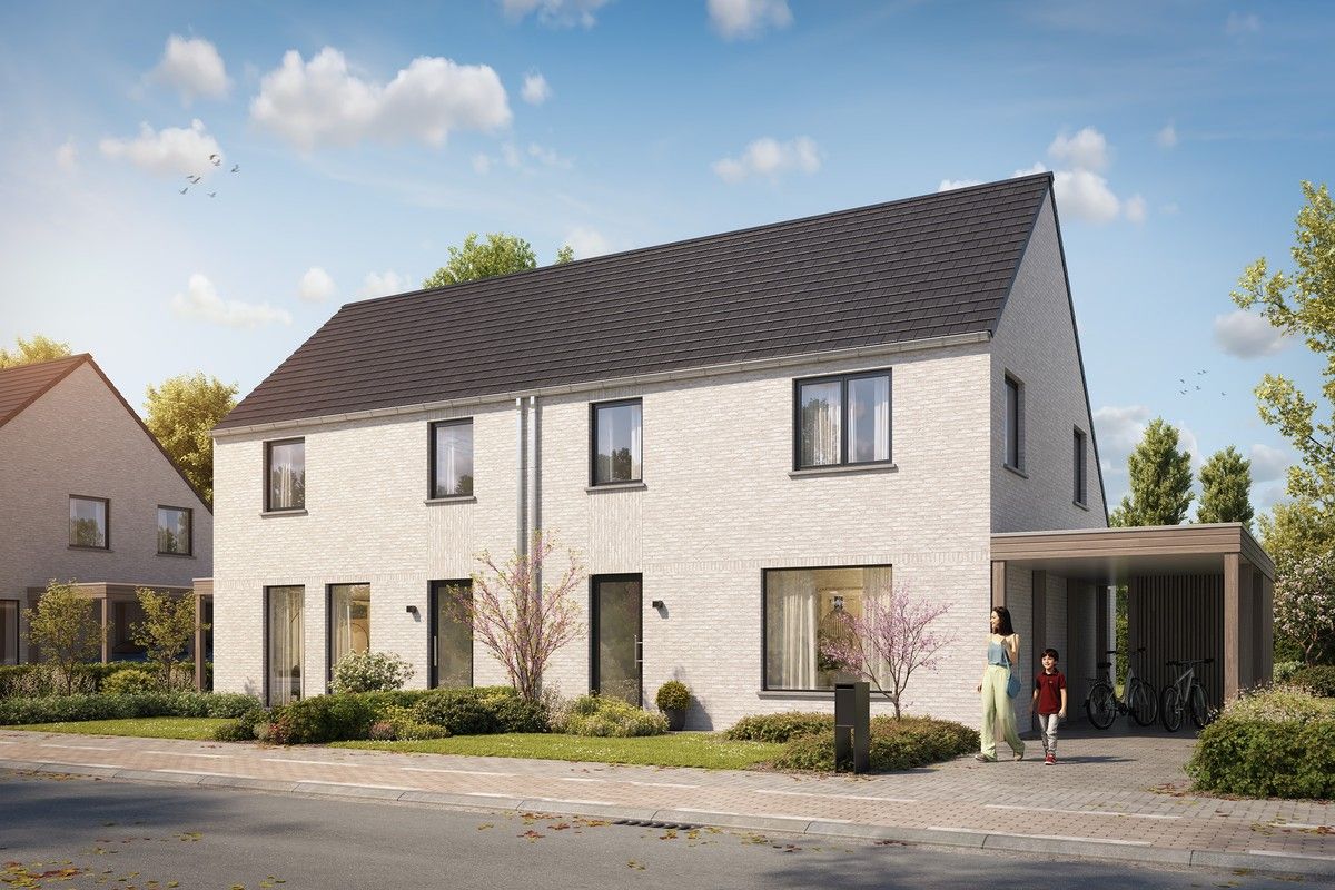 Landelijke halfopen woningen nabij het centrum van Rumbeke foto {{pictureIndex}}