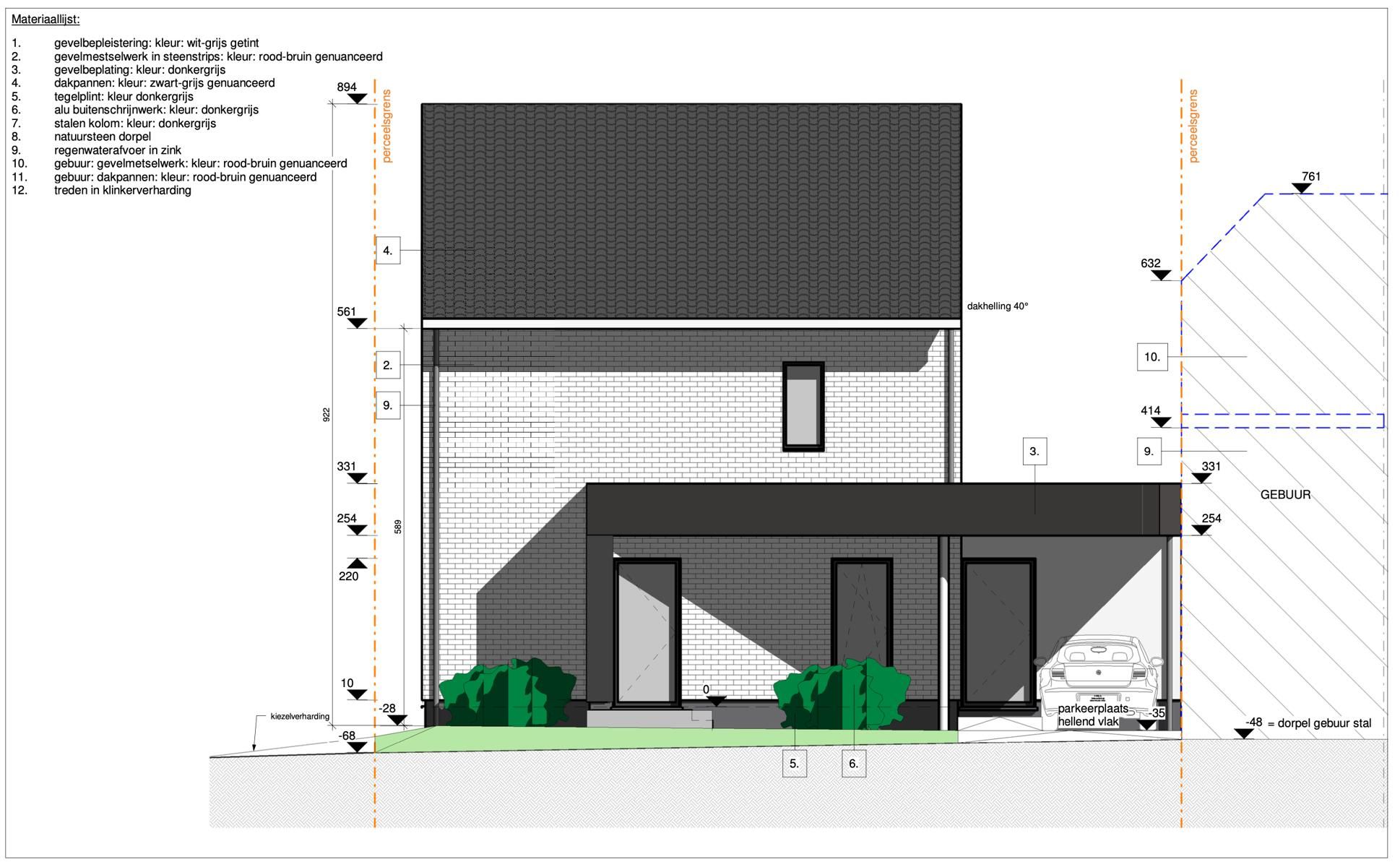 Bouwgrond voor HOB met vergunde plannen op 3a4ca foto 3