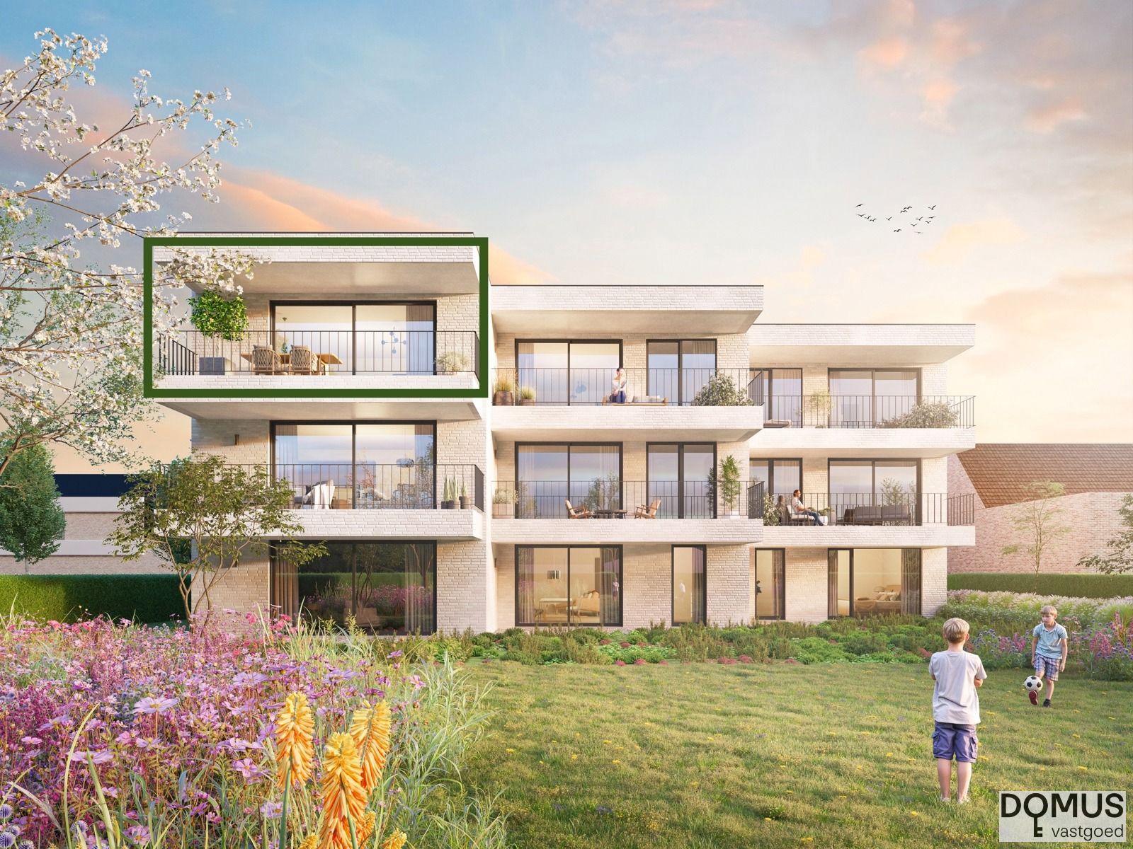 Riva - app. 0203 op tweede verdieping met terras foto {{pictureIndex}}