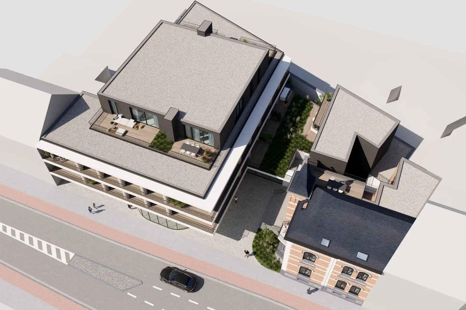 Nieuwbouwproject Villa Maurice: appt A1.8 met 2 terrassen foto 6