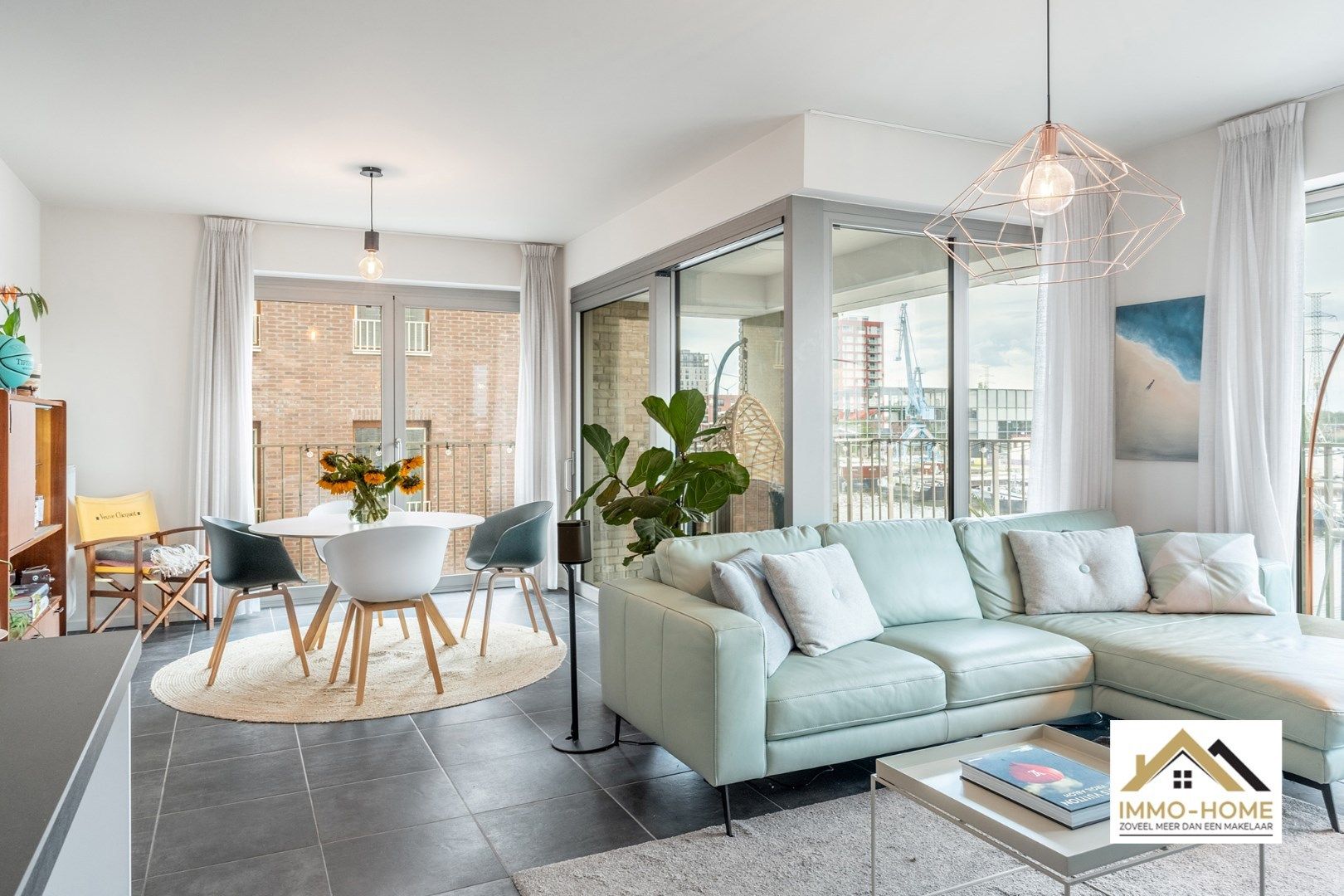 Nieuwbouw appartement met zicht op dokken te Gent foto 10
