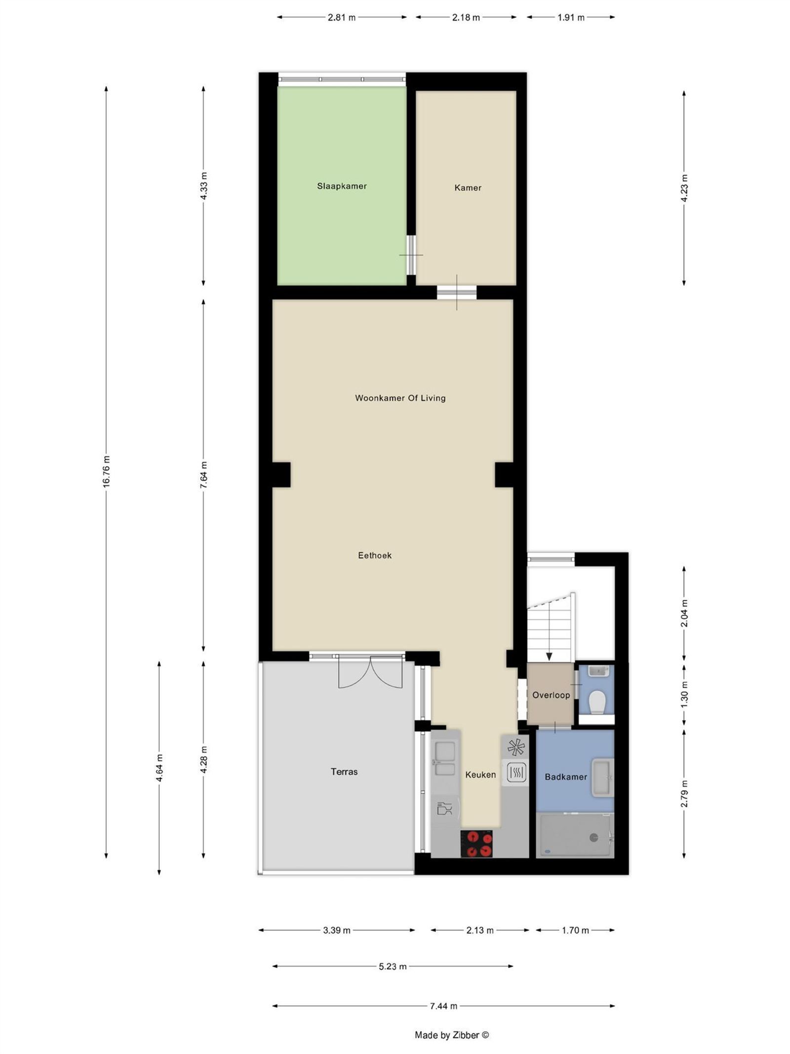 Appartement  met terras en garage  foto 21