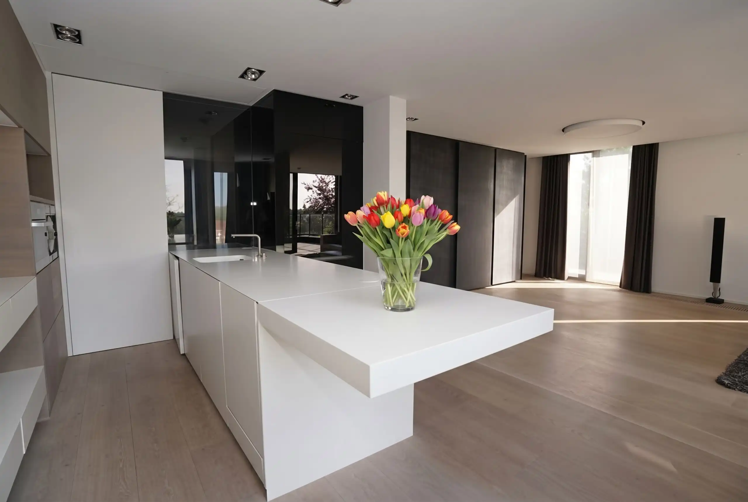  Luxepenthouse met Zwembadtoegang & 2 Slaapkamers + bureel foto 6