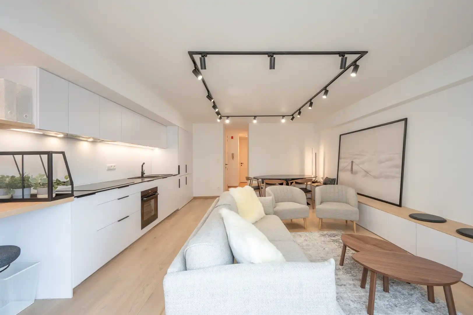 Prachtig afgewerkt appartement met twee slaapkamers en zijdelings zeezicht in Duinbergen.   foto 7