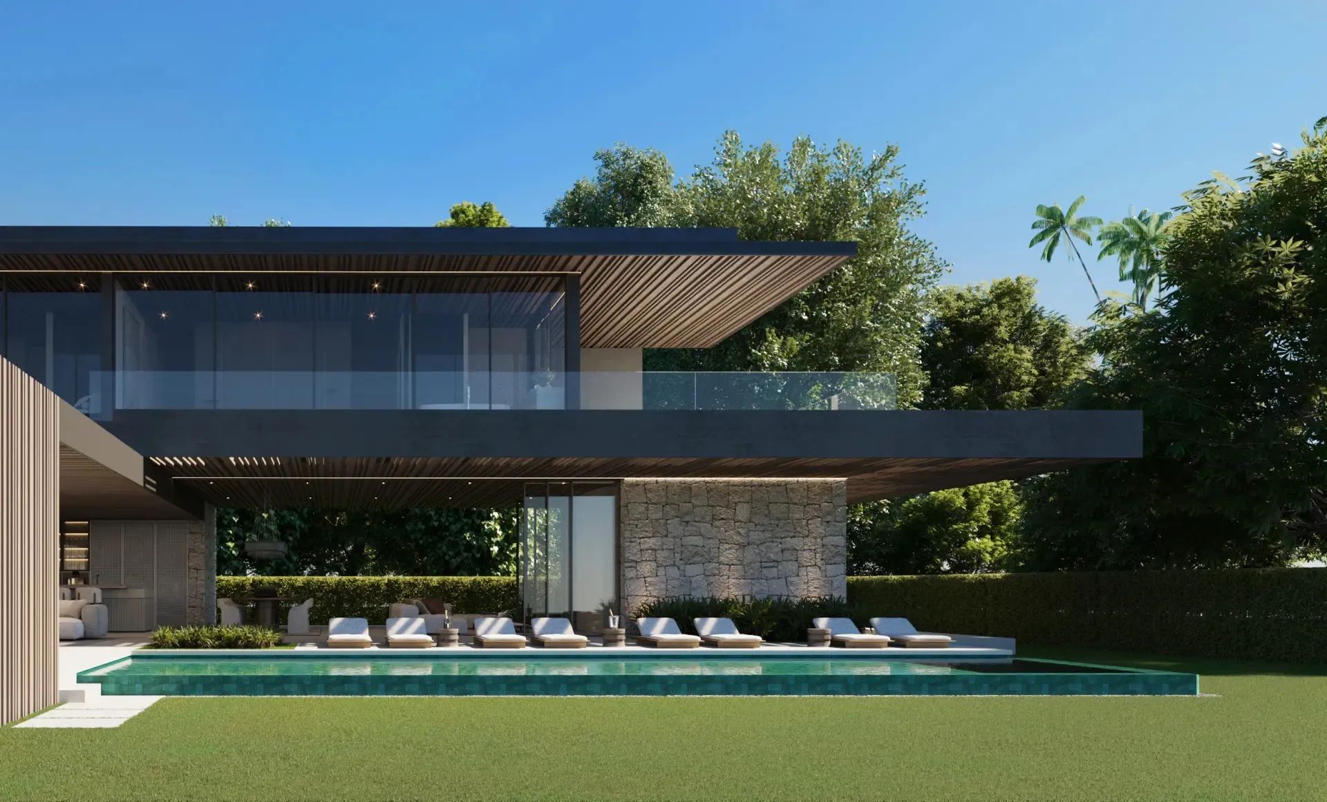 Wonen in pure exclusiviteit: een villa die privacy, elegantie en luxe ademt foto {{pictureIndex}}