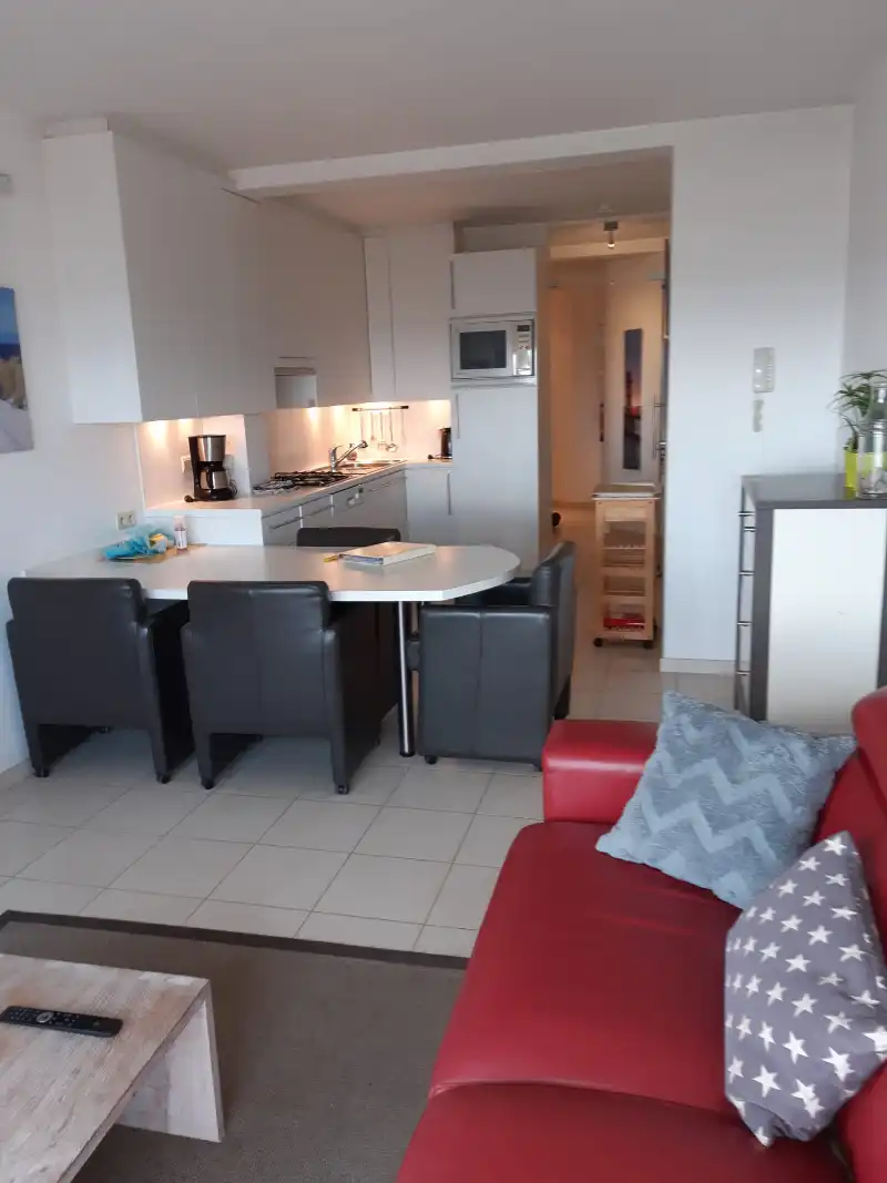 Wonen met de Noordzee aan uw voeten: Stijlvol 2-slaapkamerappartement in residentie Les Nenuphars foto 2
