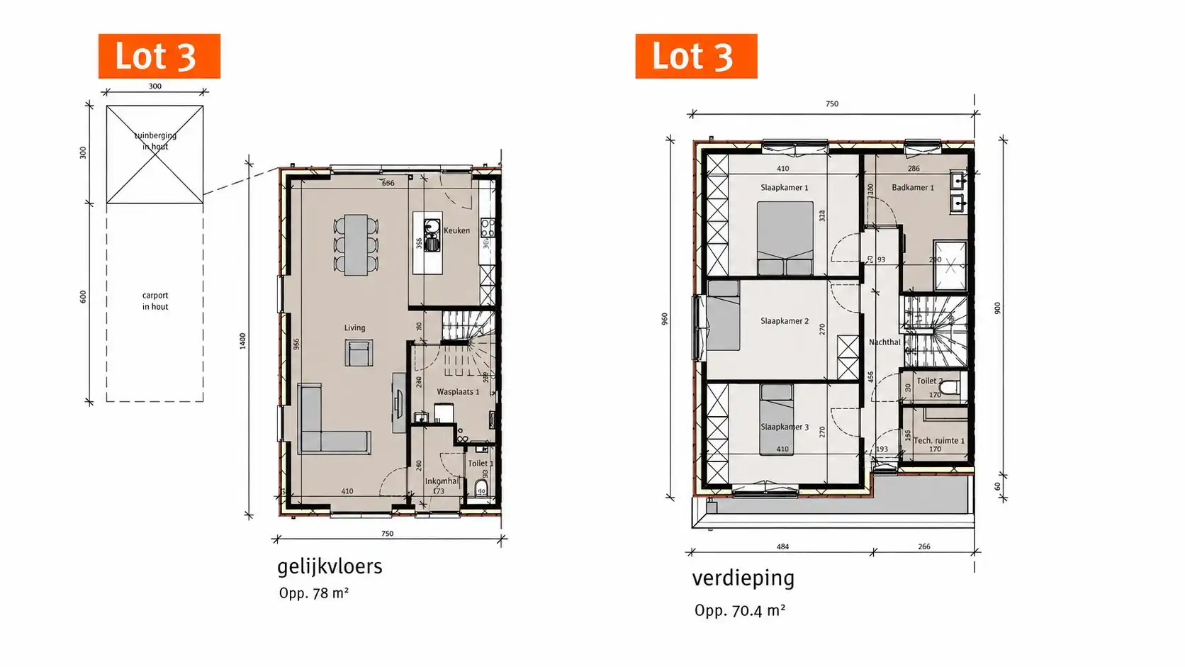 Halfopen nieuwbouwwoning in de Honzebroekstraat te Roeselare. foto 8