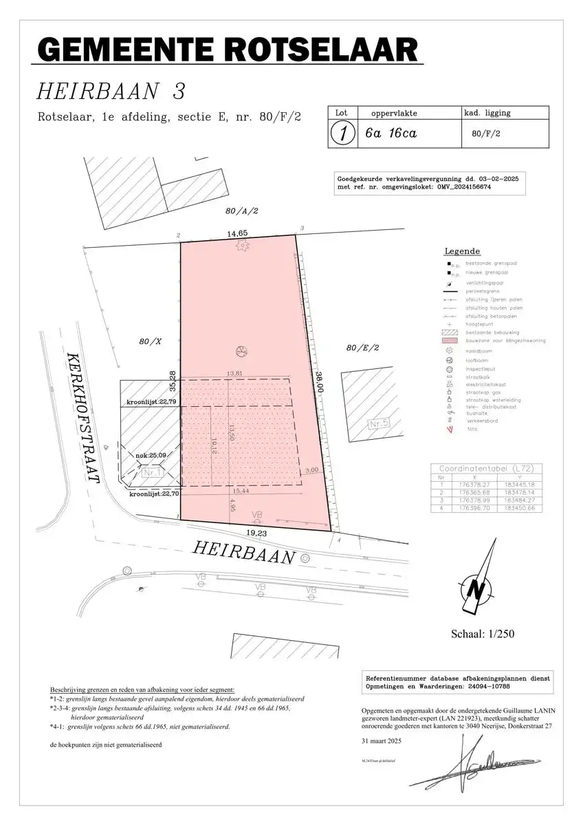 Bouwgrond voor halfopen bebouwing te Rotselaar. foto 2