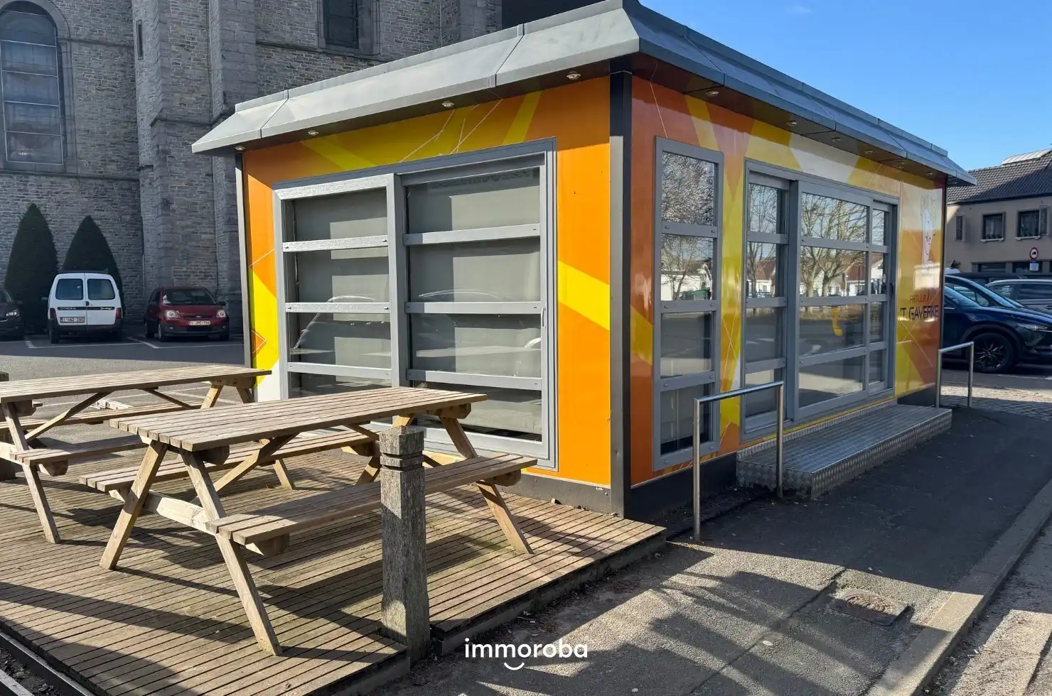 Goed draaiende frituur te koop op het Gaverke te Waregem! foto 2